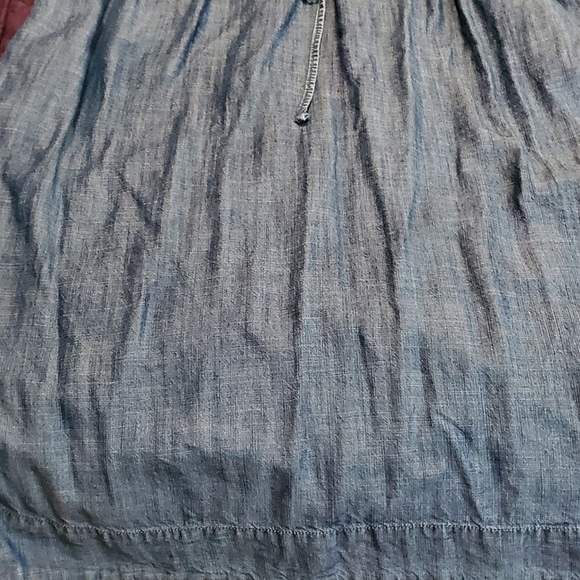 Gap- Used once, denim maternity dress. - Picture 6 of 7